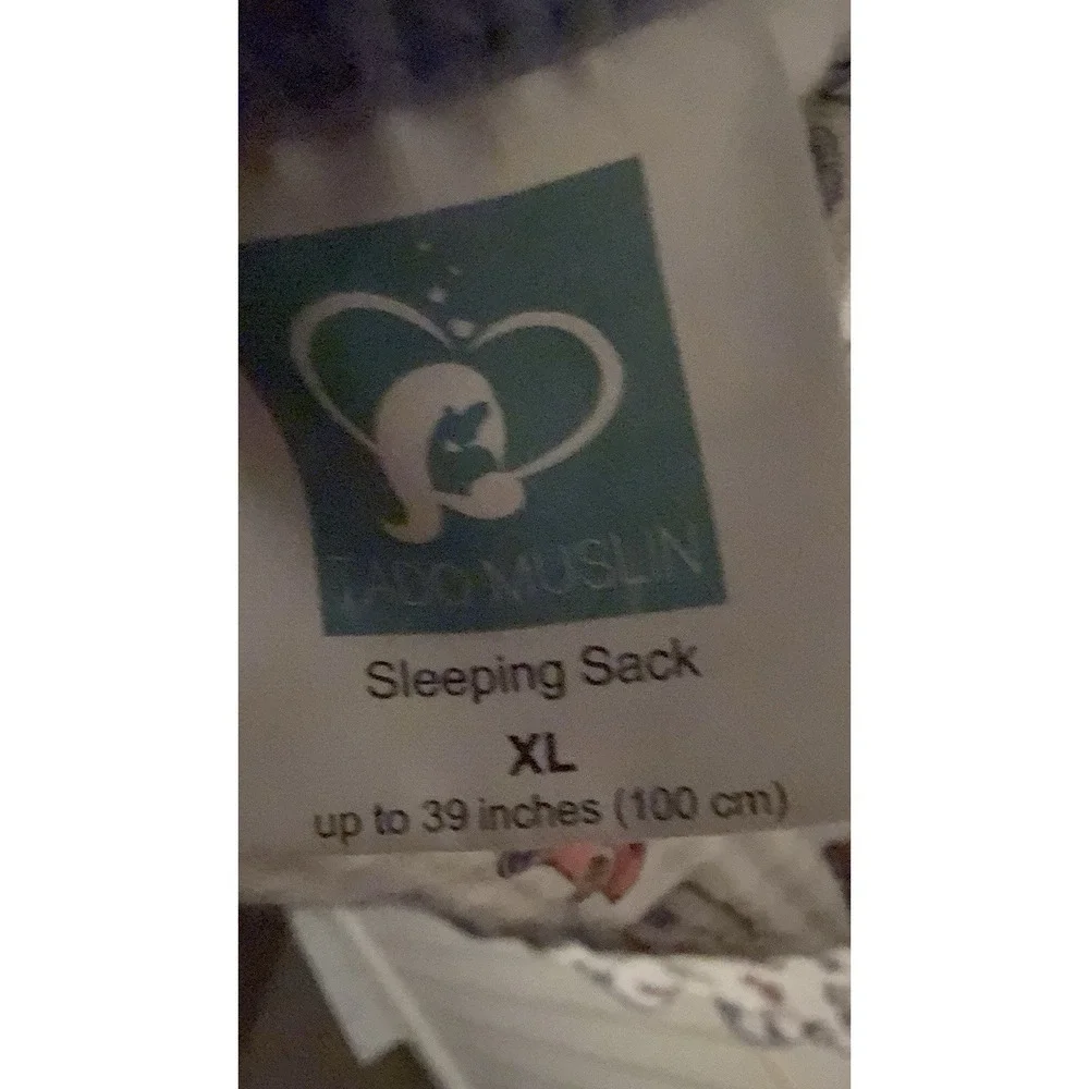 Tado Muslin Sleeping Sack Wearable Blanket Lightweight XL 2-4yrs Cars